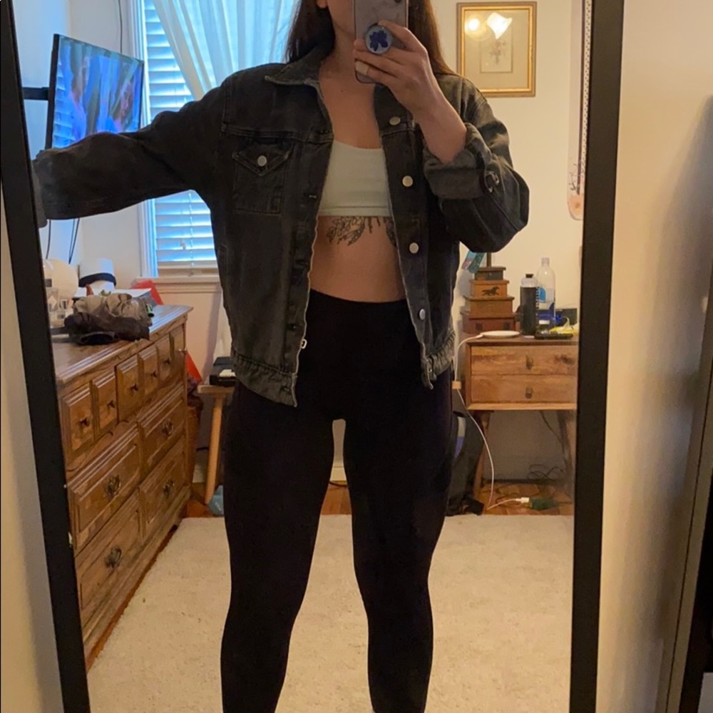 ⛔️Last Call⛔️ American Apparel Black Denim Jacket!